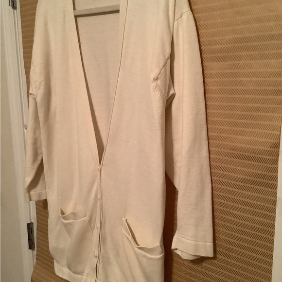 GEOFFREY BEENE~CREAM~CARDIGAN~ TOPPER - Picture 3 of 5